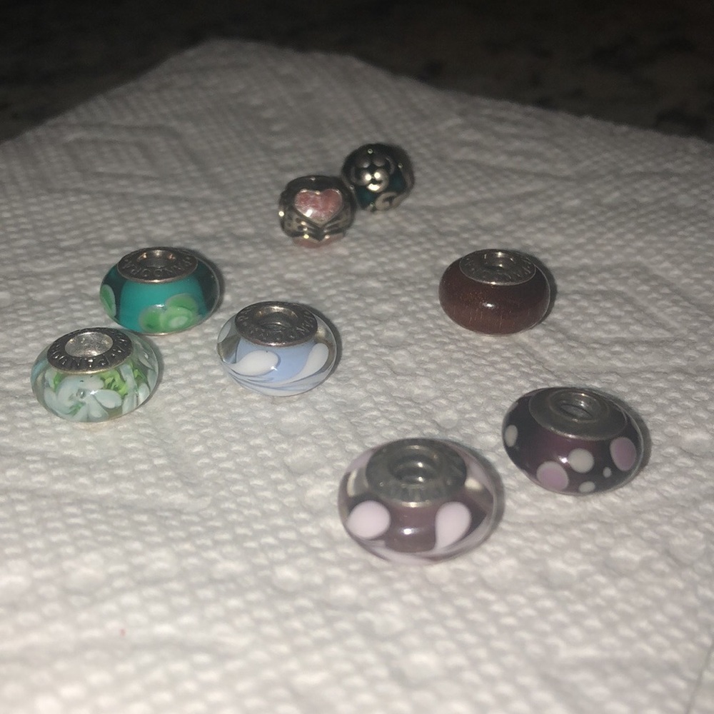 Pandora Bracelet Beads - Set of 8